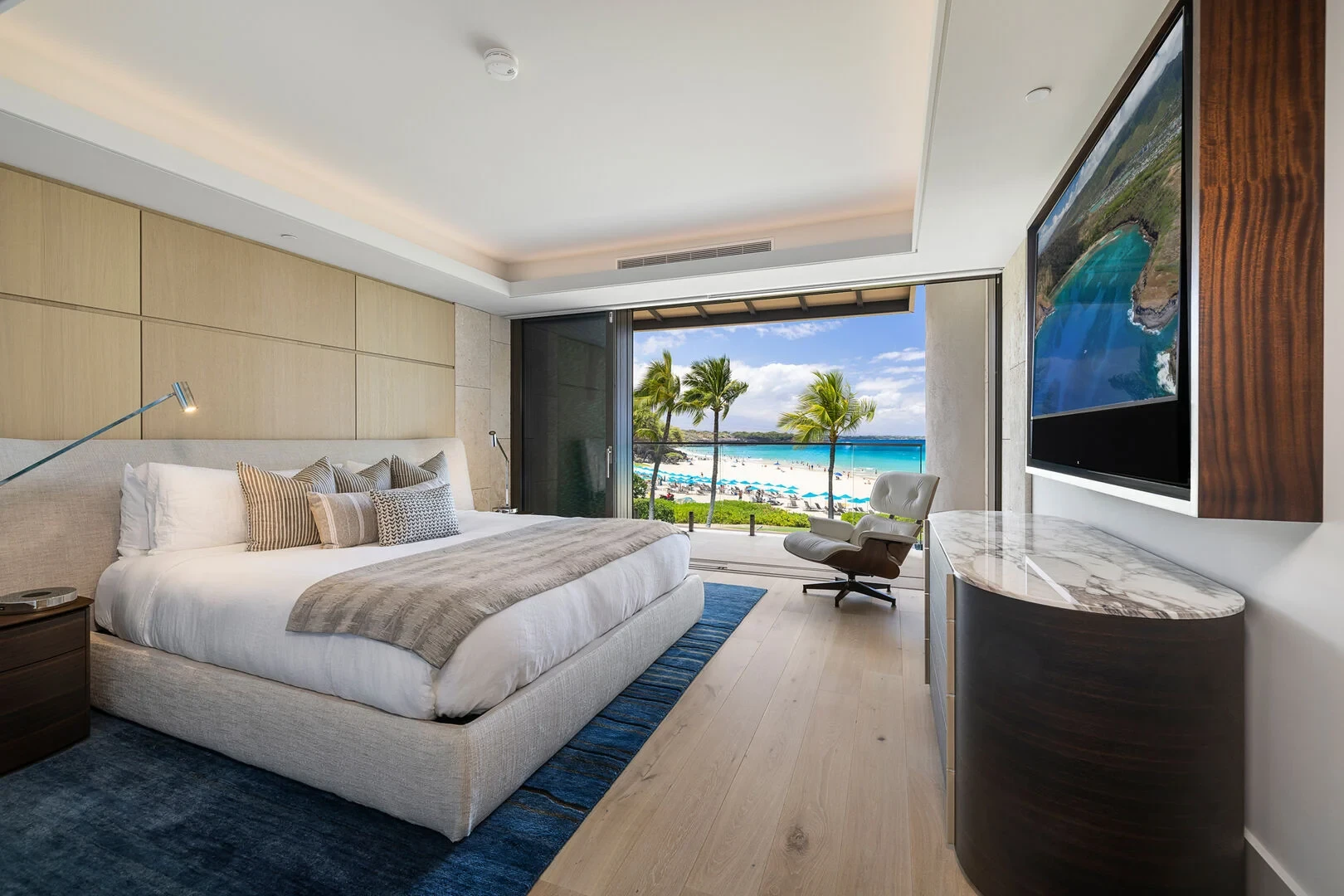 Primary bedroom with ocean view